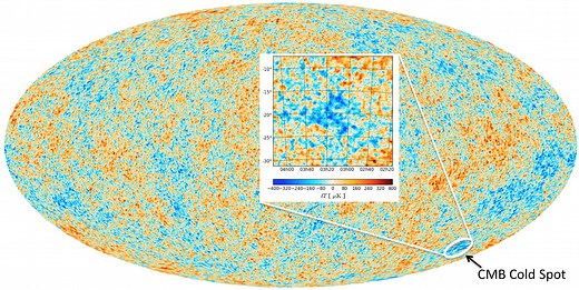 Finally, an Explanation for the Cold Spot in the Cosmic Microwave Background