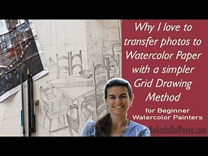 Using the Grid Method to Transfer Photos to Paper for Drawing and Painting