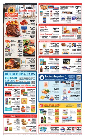 It's that time again – the ShopRite weekly flyer is already here! Stock up on everything You need for the week ahead, from fresh fruit & veg to everyday essential items. The offer will be valid 2/22/26 to 2/28/26 only! | Weekly Flyer Ads