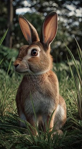 What Made This Rabbit Stand Up So Suddenly? | Ultra-Realistic Meadow Wildlife Scene 🐇🌾