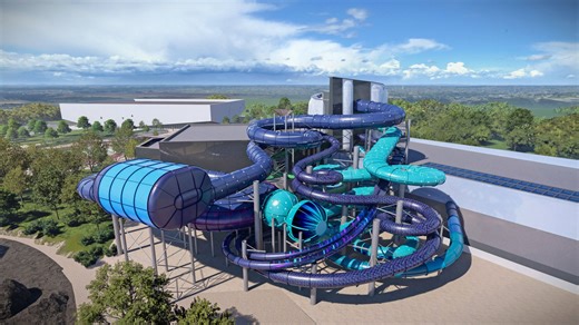 New £48m indoor waterpark has Europe's only aquatic cinema and eight slides