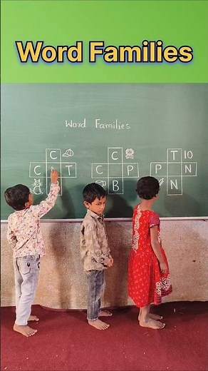 Word Families - Phonic sounds | Phonic transcription #englishlearning #english #teachingmethods