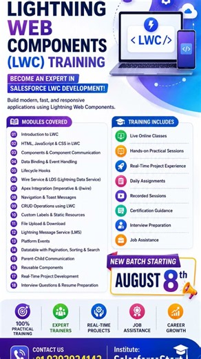 Salesforce LWC Training 2026 | HTML, JavaScript, Apex & Lightning Web