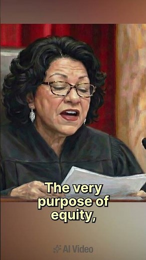 "Equity frozen in amber" Justice Sotomayor Dissent Excerpt from Trump v. CASA Inc.