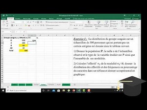 TRAVAUX DIRIGES DE STATISTIQUE AVEC CORRIGE S3