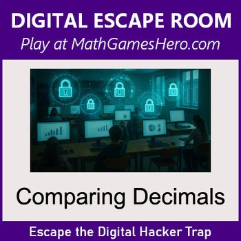 Comparing Decimals | Digital Math Escape Room Game