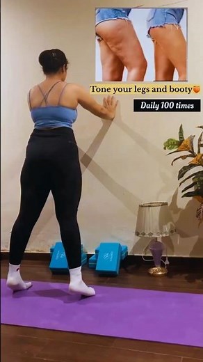 Thigh Fat Loss Workout at Home 💪 | #fitnessinspiration #trendingshorts #ytshorts #healthylife