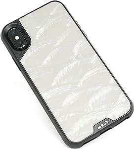 Mous - Protective Case for iPhone Xs Max - Limitless 2.0 - White Shell - Screen Protector Included