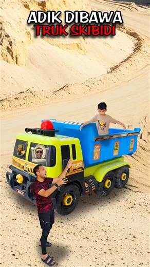 Apa❗Adikku Naik Truk Skibidi❗Begini Cara Buatnya❗#editing #tutorial