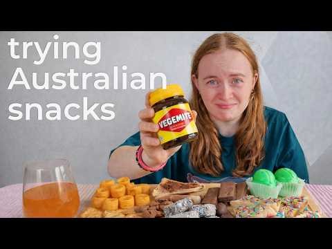 i try Aussie snacks for the first time