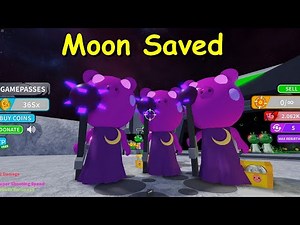 Moon Saved Badge | Piwi Simulator Gameplay + All weapons part 2 (Roblox Piggy Game)