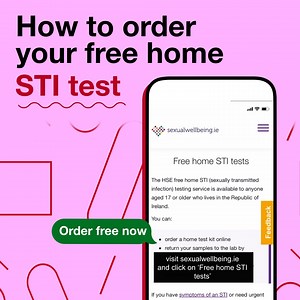 Order your free STI test today at sexualwellbeing.ie or visit: https://bit.ly/4dHDULE | Sexual Wellbeing