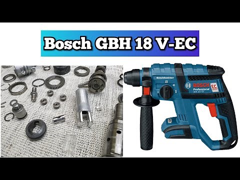 No percussion, Repair Hammer Drill Bosch GBH 18 V-EC