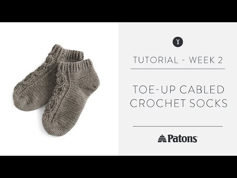 Week 2 CROCHET | Patons Sock Along