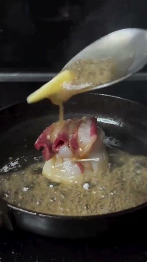 How Long Would YOU Sear a Scallop? 🤔🔥 | Stuffed Scallop Technique