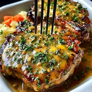 Slow Cooker Alpine Pork Chops 🐷🧀 Description Tender pork chops simmered in a creamy, Swiss-cheese-laced mushroom sauce with hints of thyme and garlic — pure Alpine comfort in a bowl. This set-it-and-forget-it slow cooker gem is perfect for cozy nights when you want dinner ready the moment you walk in the door. Ingredients (serves 4) 4 boneless pork chops (~1.5–2 lbs total) 1 can (10.5 oz) condensed cream of mushroom soup ½ cup chicken broth 1 cup shredded Swiss cheese 1 small onion, finely cho
