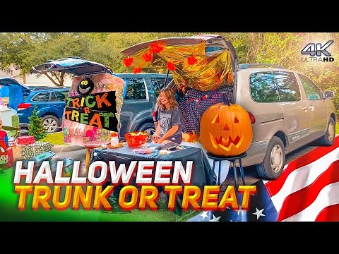 HALLOWEEN TRUNK OR TREAT / TRICK OR TREAT. HOW TO CELEBRATE HALLOWEEN IN USA
