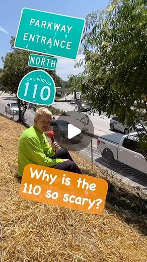 Happening in DTLA | “The 110, north of downtown, is a freeway unlike any other: death-defying curves, very short exit ramps, stop signs, no shoulder.”... | Instagram