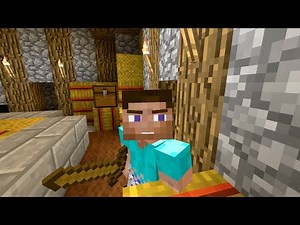 "Hunger games" A Minecraft parody of David Guetta's Dangerous (Music Video)