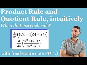 How to Use Product and Quotient Rule - Calc 1 / AP Calculus Lesson & Examples