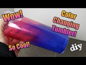 The MOST beautiful color color changing tumbler!!! #magicpotiontumbler #colorchangingtumbler