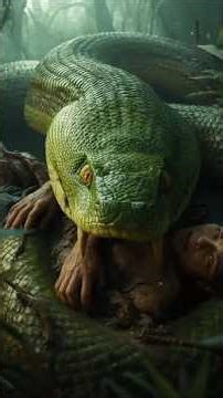 Meet the Giant Green Anaconda 🐍 | Incredible Facts About the World’s Largest Snake!