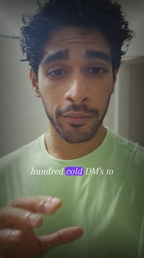 I cold DM'd 100 brands. Here's what I learned👇 #shorts #youtubeshorts #shortsviral