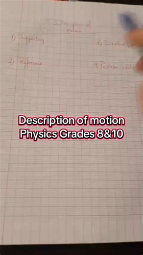 Understanding Motion in Physics for Grades 8 and 10