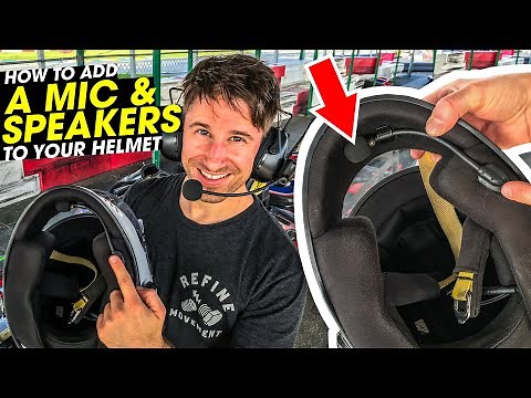 How to Add Mic and Speaker Comms to Your Helmet!