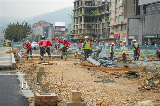LA AVENIDA 68 AVANZA: EL PASO DEPRIMIDO DE LA CALLE 100 CON AVENIDA SUBA, EXCLUSIVO PARA TRANSMILENIO, ALCANZA EL 71% EL TOTAL DE LA OBRA