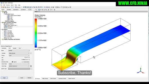 基于ANSYS CFX 的自由液面仿真（ Free surface 3D）