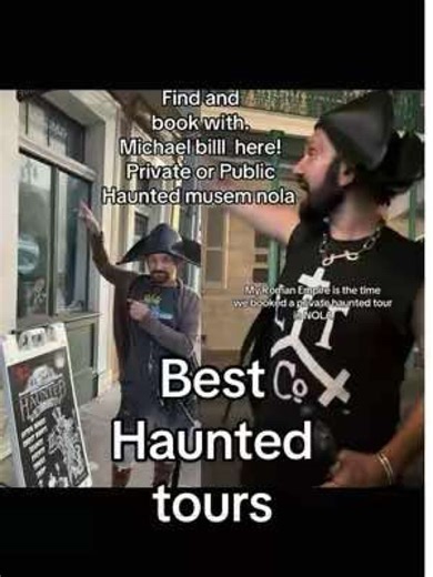 #duet with @Madison #neworleans Our Tour Guide Michael Bill went viral in this one as he ghost toured through the french quarter, then he comes back to the Haunted Museum for our inside ghost hunt. You can do the same, just call! This is a snippet about new Orleans ghost of Madame Lalaurie -she loves to be called a Cougar! We do stop at voodoo Queen Marie Laveaus Voodoo house, Congo square and the 1828 Haunted houses of bloody mary’s Haunted museum to search for more paranormal activity! #ghostt