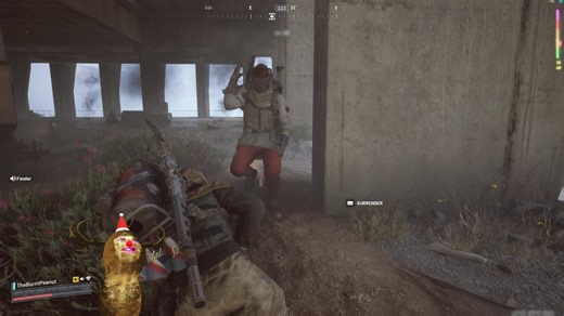 Burntpeanut gives the GAWK after being rezed #burntpeanut #arcraiders #twitch #clips