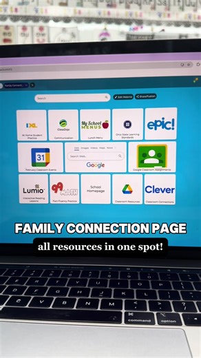 Need a place to put all of your information for families? @symbalooedu has you covered! ✅ You can fully customize your page so all of your questions are answered in one spot! #teacher #teachertip #teacherorganization #teacherlife #teacherwebsites