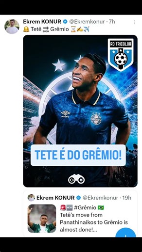 Java.tricolor ⚫🔵⚪ on Instagram: "🇧🇼🇧🇼🇧🇼 @furacaotete ESTÁ ACERTADO COM GRÊMIO!! PRIMEIRO REFORÇO DE ALTO NIVEL DO TRICOLOR 🇧🇼🇧🇼🇧🇼 INFO E ARTE @ekremkonurofficial Segue @radio.tricolor"