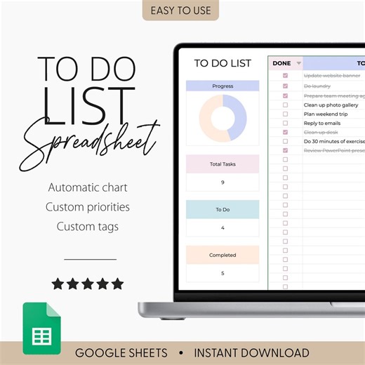 Task Tracker Spreadsheet Template Google Sheets Digital To-do List Excel Daily Task Priority List Work Organization Team Project Management - Etsy