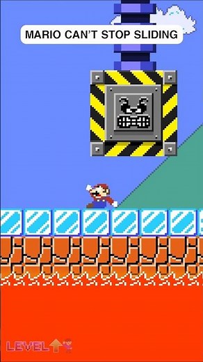 Mario Can't Stop Sliding 😂