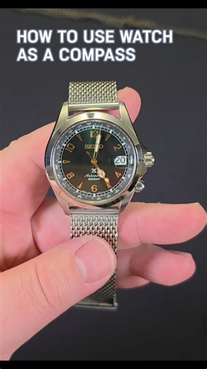 Use Your Seiko Alpinist As A Compass?! #seiko #compass #watch