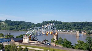 Goodbye to the old Ironton-Russell Bridge. | Ohio Department of Transportation Southern Ohio District 9