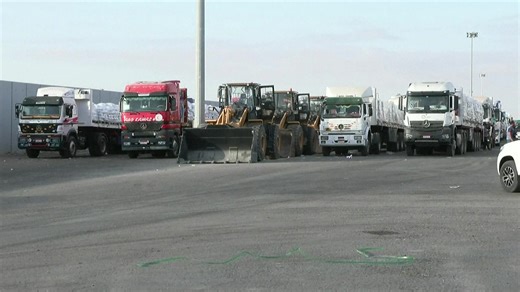 Aid trucks bound to Gaza moving from Egypt’s Rafah side of the border | CGTNEurope