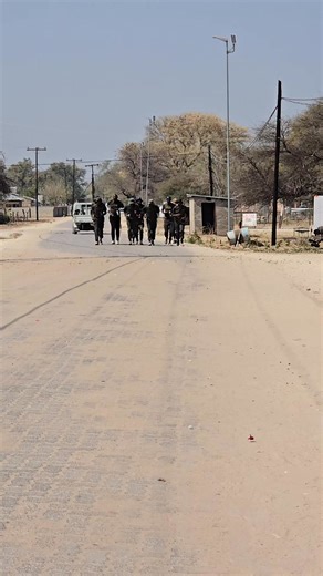 Great Plains Wildlife Rangers, working on the frontlines of conservation, arriving at the finish line of the 21km Wildlife Ranger Challenge -- running with 22kg backpacks in solidarity with Rangers across Africa! Race Day - 20th September 2025 📌Seronga Village, Botswana. #ForWildlifeRangers | Great Plains Foundation