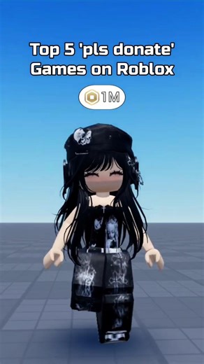 Top 5 'Pls Donate' games to earn robux 📈 #plsdonate #roblox #robloxgames