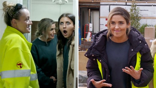 The All-Stars tour the Blockheads' houses