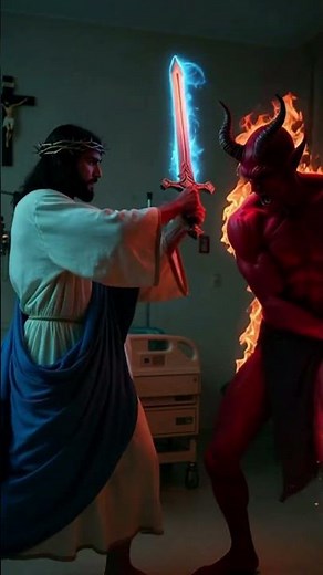 Jesus Reigns Over All Darkness 😇👑👿 #king #shorts