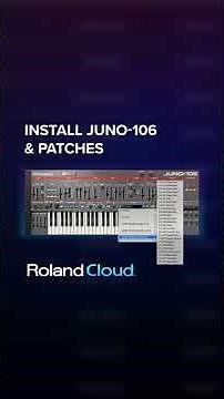 Fastest way to get JUNO-106 Synth and all Patches!