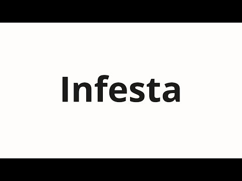 How to pronounce Infesta