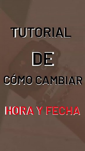 Cómo cambiar la hora y fecha de tu reloj inteligente