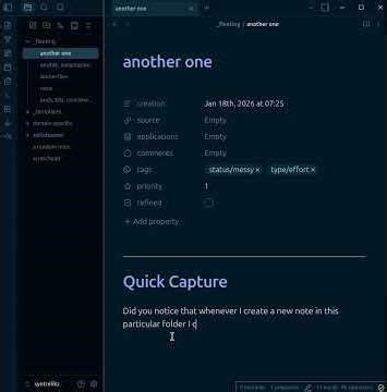 Obsidian Templates ft. Templater and File Property Enhancer