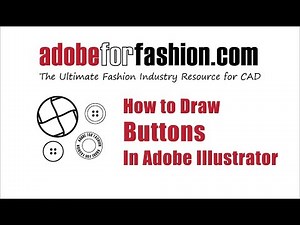 How to Draw Buttons for Fashion Flats in Adobe Illustrator – Step-by-Step Tutorial🔗 Watch it here