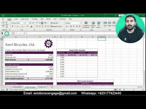 New Perspectives Excel 365 | Module 8: End of Module Project 1 | Kent Bicycles, Ltd.